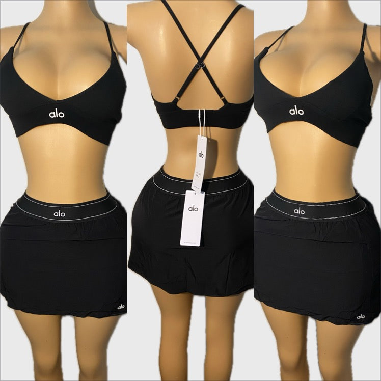 Alo Tennis Active Skort Set