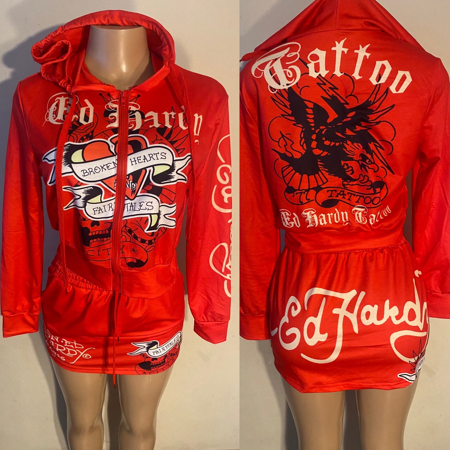 Ed Hardy Skirt Set