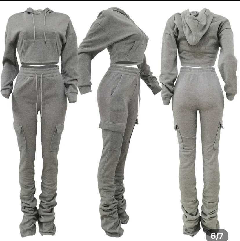 Stacked Sweatsuit Set