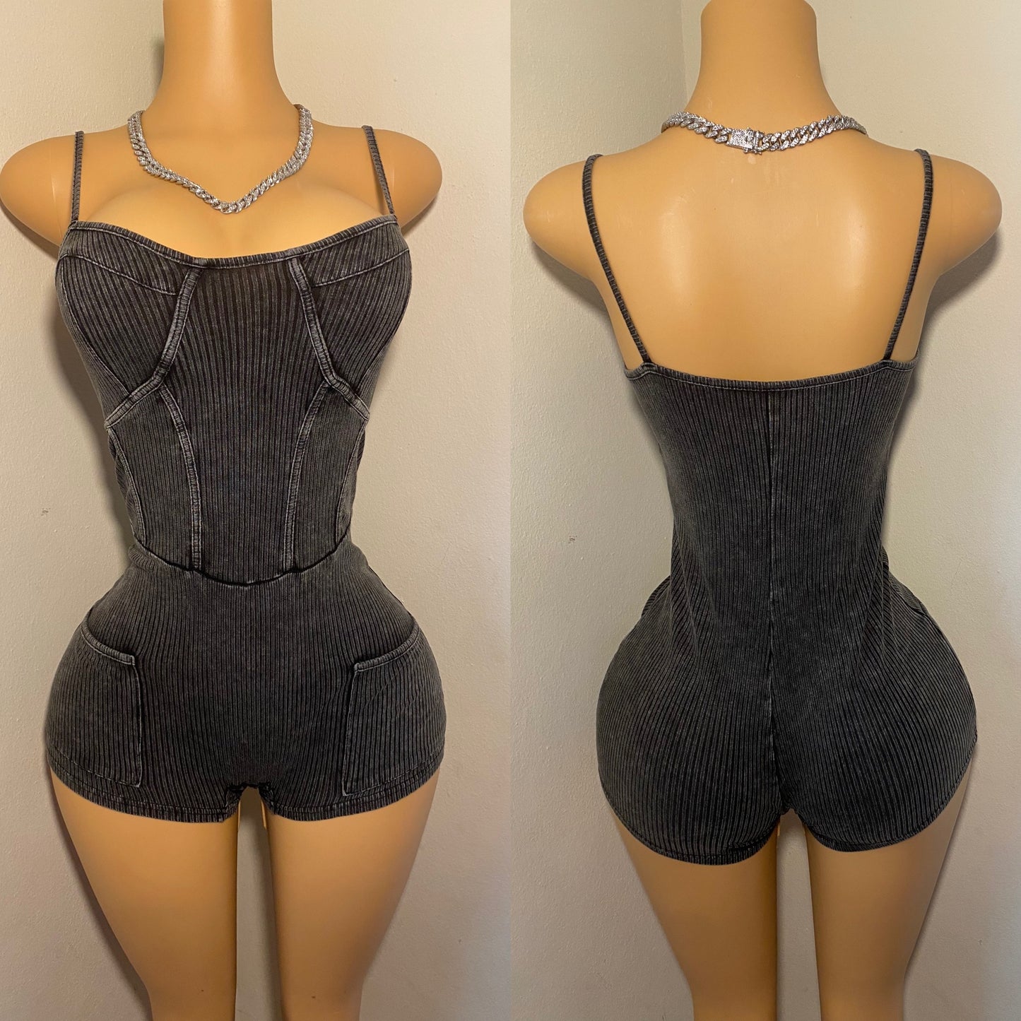 Chilled Ribbed Romper